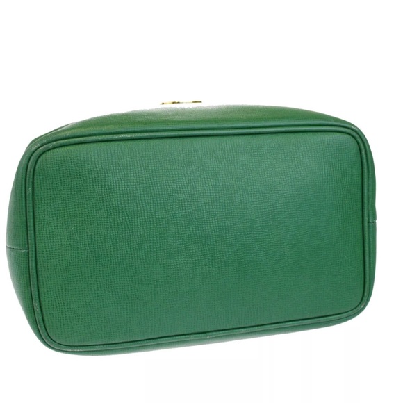 Burberry Nova Check Green Leather Box Handbag - Picture 7 of 9